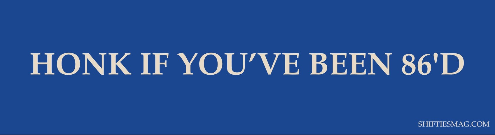 bumper sticker