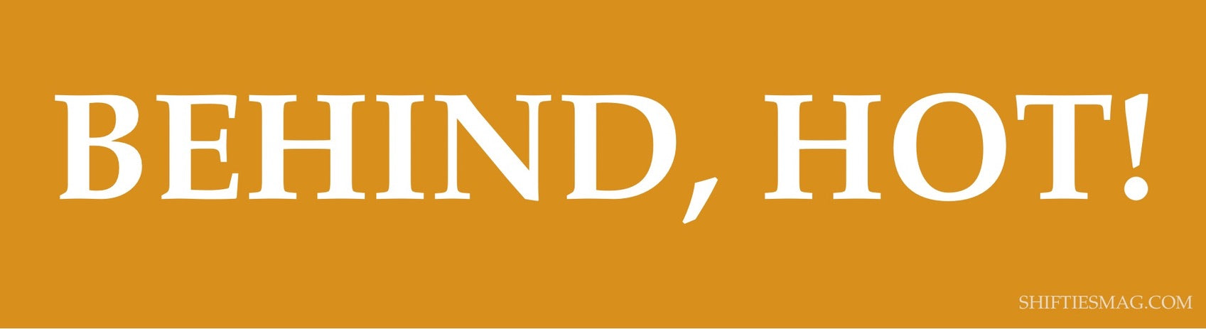 bumper sticker